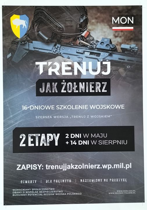 Zdjęcie nagłówkowe otwierające podstronę: Program edukacji wojskowej student&oacute;w w ramach Legii Akademickiej